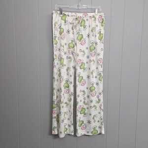 The Grinch Dr Seuss White Grinch Who Stole Christmas Pajama Pants Size L